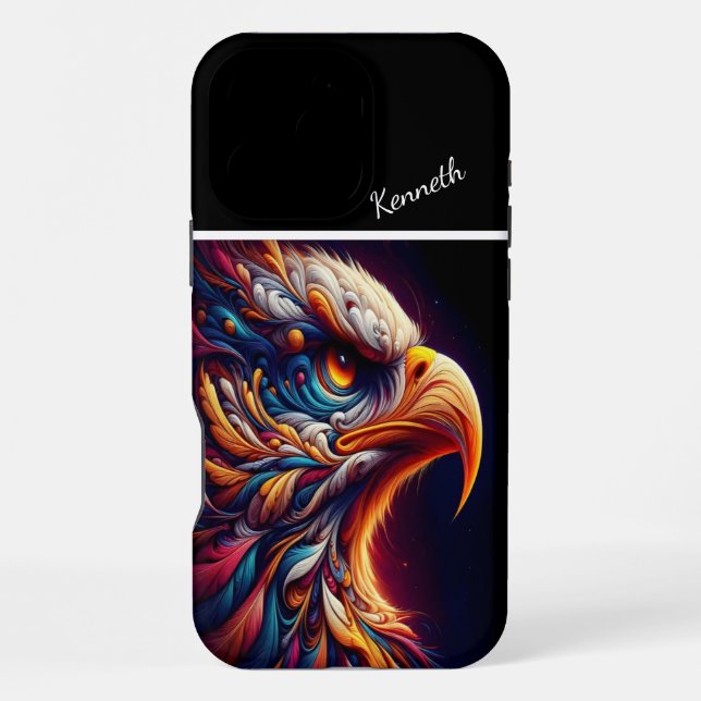 Coque iPhone Regard de l'aigle (Verso)