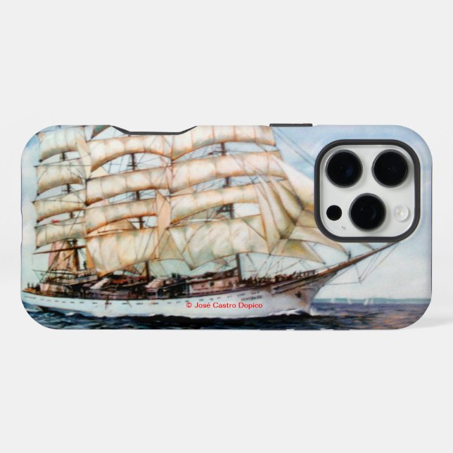 Coque iPhone Regata Cutty Shark (Verso Horizontal)