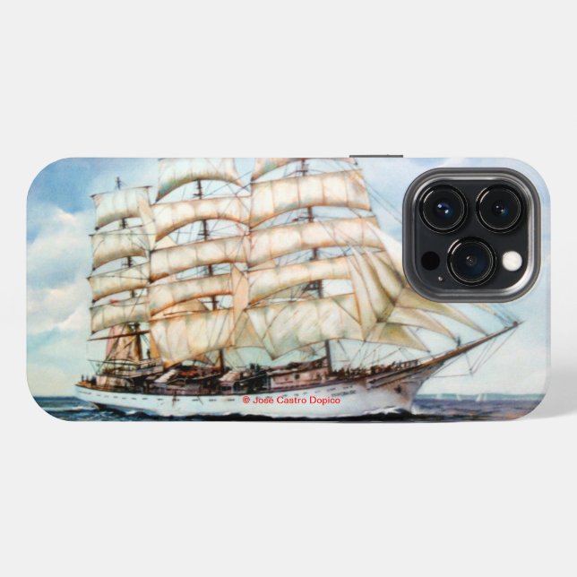 Coque iPhone Regata Cutty Shark (Verso Horizontal)