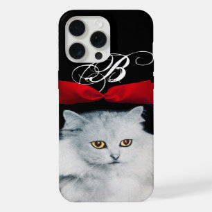 COQUE iPhone 15 PRO MAX REINE DE CHAUSSURES BLANCHES AVEC MONOGRAMME ROUGE