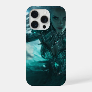 Coque iPhone 15 Pro Reine de la nébuleuse émeraude – Armure extraterre
