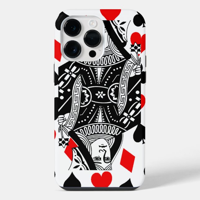 Coque iPhone Reine des Coeurs (Verso)