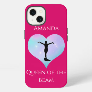 Etui iPhone 13 Reine Rose De La Gymnastique Sur Poutre Personnali