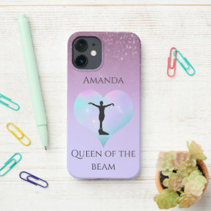Coque iPhone 12 Mini Reine Violette De La Poutre Gymnastique Personnali