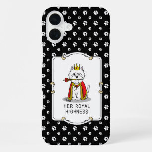 Coque iPhone 16 Plus Reine Westie Chien West Highland White Terrier