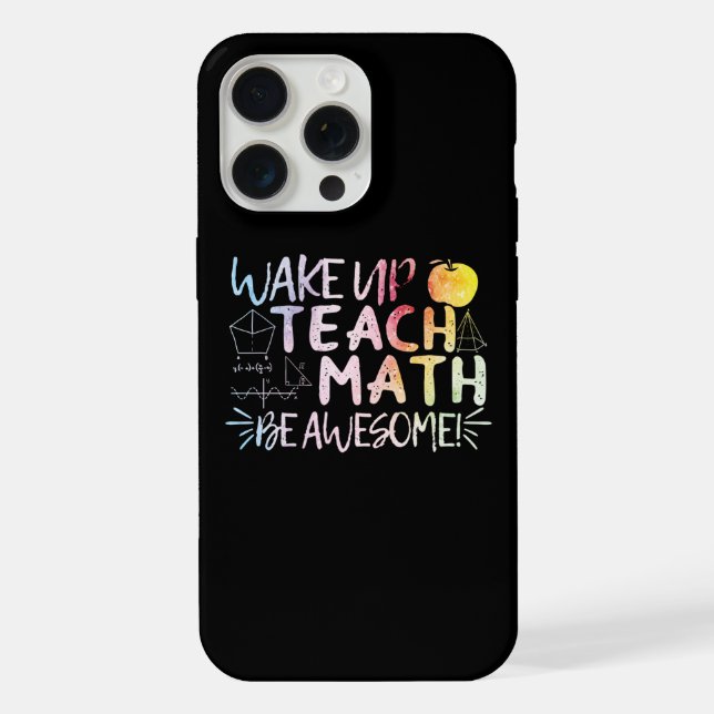 Coque iPhone Remerciement pour un professeur de maths - Soyez g (Verso)