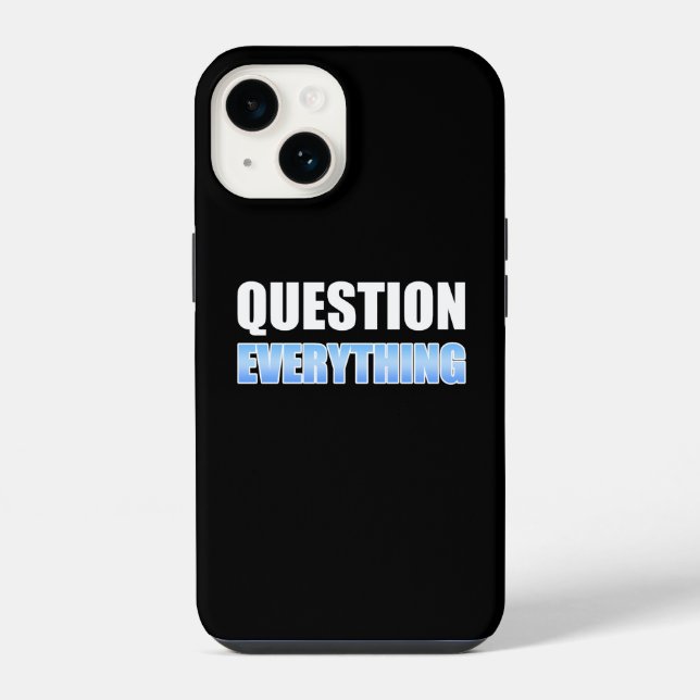 Coque iPhone Remettez Tout En Question (Verso)