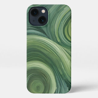Etui iPhone 13 Remolino Esmeralda