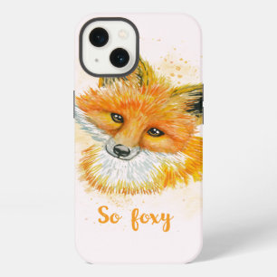 Etui iPhone 13 Renard aquarelle So Foxy