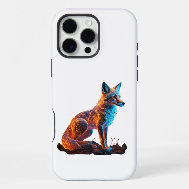 Coque iPhone Renard de givre (Verso)