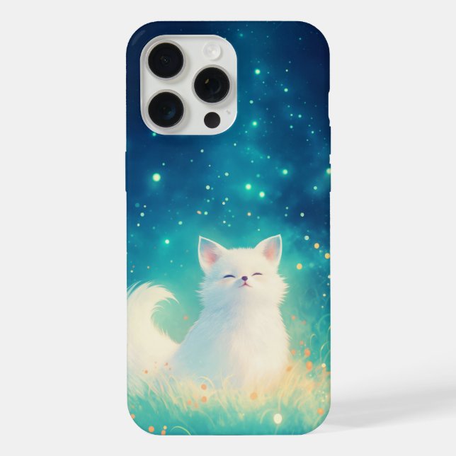 Coque iPhone Renard des neiges Joyau d'hiver (Verso)