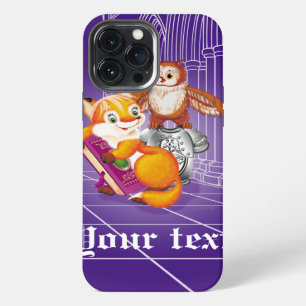 Etui iPhone 13 Pro Max renard et hibou