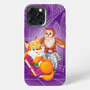 Etui iPhone 13 Pro Max renard et hibou
