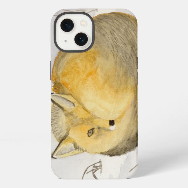 Coque iPhone Renard rouge (Verso)