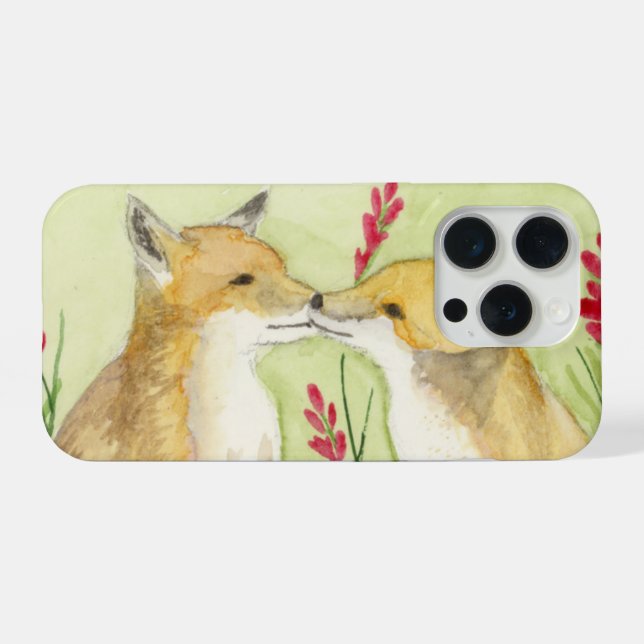 Coque iPhone Renard roux (Verso Horizontal)