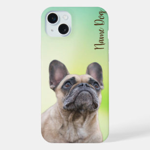 Coque iPhone 15 Plus Renommez votre chien bouledogue français sur les é