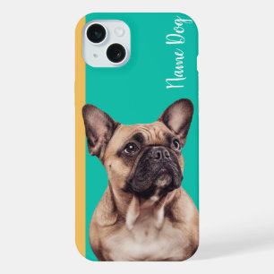 Coque iPhone 15 Plus Renommez votre chien bouledogue français sur les é