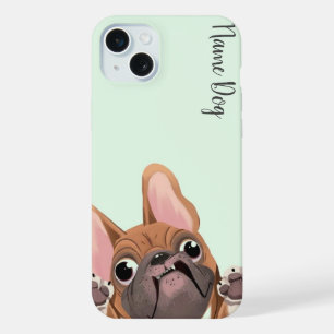 Coque iPhone 15 Plus Renommez votre chien bouledogue français sur les é