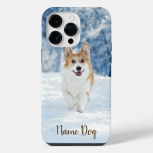 Coque Pour Pour iPhone 14 Pro Max Renommez votre chien corgi sur les boîtiers téléph