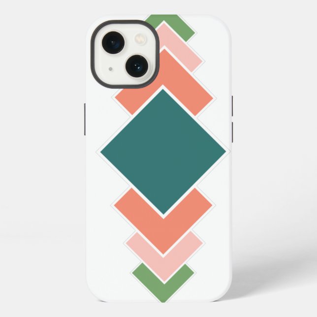 Coque iPhone Repeating Diamonds  (Verso)