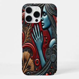 Coque iPhone 16 Pro Max Représentation artistique d'une scène aquatique se