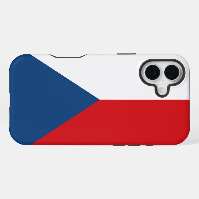 Coque iPhone République tchèque (Verso Horizontal)