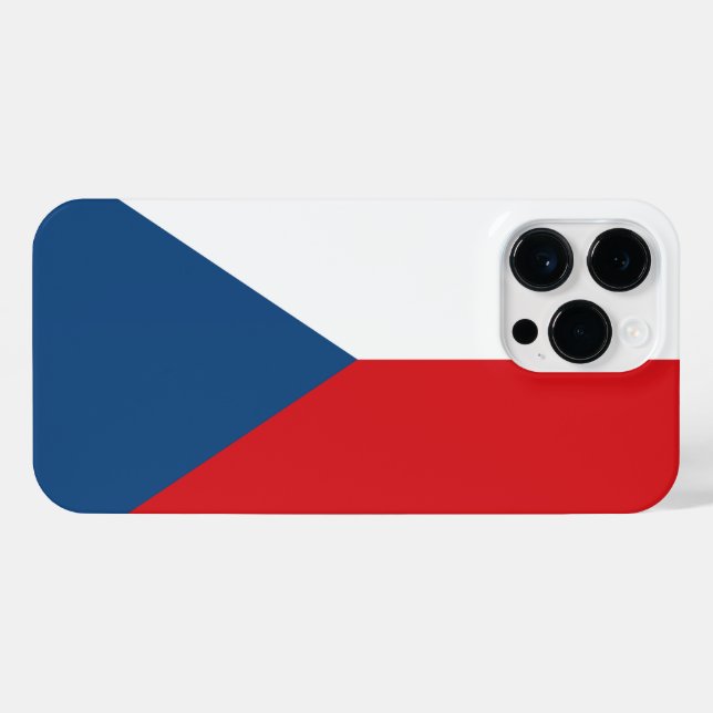 Coque iPhone République tchèque (Verso Horizontal)
