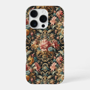 Coque iPhone 16 Pro Requiem pour Arcana - Design floral gothique