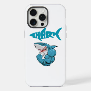 Coque iPhone 15 Pro Max requin musculaire