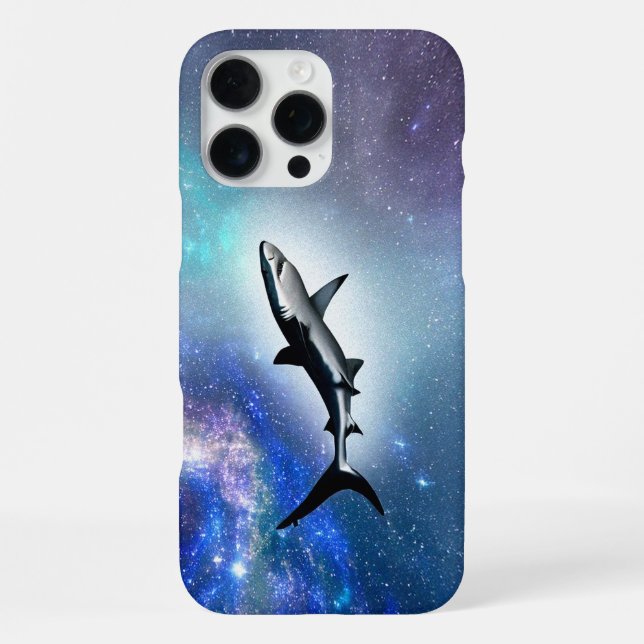 Coque iPhone Requin spatial (Verso)