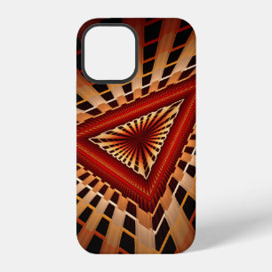 Coque iPhone 12 Réseau Fantastique 3D Moderne Fractal Design Graph