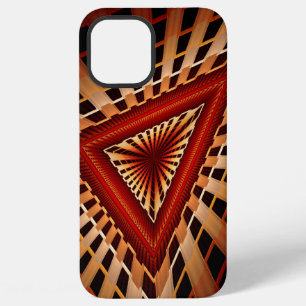 Coque iPhone 12 Pro Max Réseau Fantastique 3D Moderne Fractal Design Graph