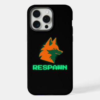 Coque iPhone 15 Pro Max RESPAWN – Logo Neon Gamer Fox