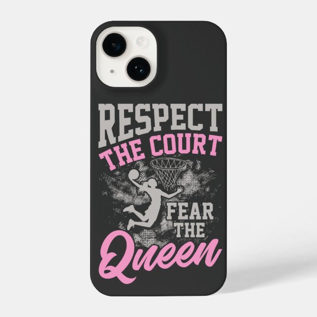 Coque iPhone Respect The Court Fear The Queen  (Verso)