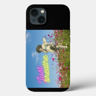 Etui iPhone 13 Respire juste l'Angel Vintage Altered Art