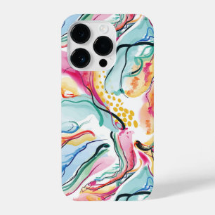 Coque Pour iPhone 14 Plus Ressort texture organique avec des formes ondulées