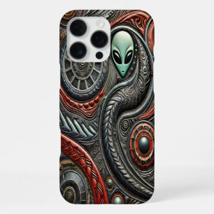 Coque iPhone 16 Pro Max Ressorts Aliens Complets Du Mystère Cosmique