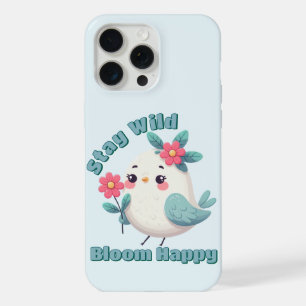 Coque iPhone 15 Pro Max Reste Sauvage Fleuris Heureux