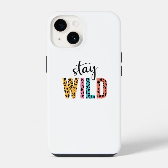 Coque iPhone Restez à l'abri (Verso)