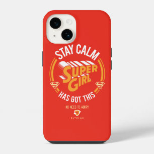Coque Pour iPhone 14 Restez Calme Supergirl a eu ceci