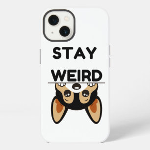 Etui iPhone 13 Restez Drôle Étrange Cartoon Chien Boston Terrier