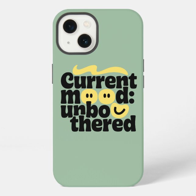 Coque iPhone Restez sans inquiétude (Verso)
