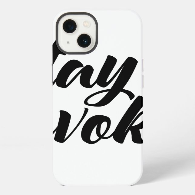 Coque iPhone Restez Woke (Verso)