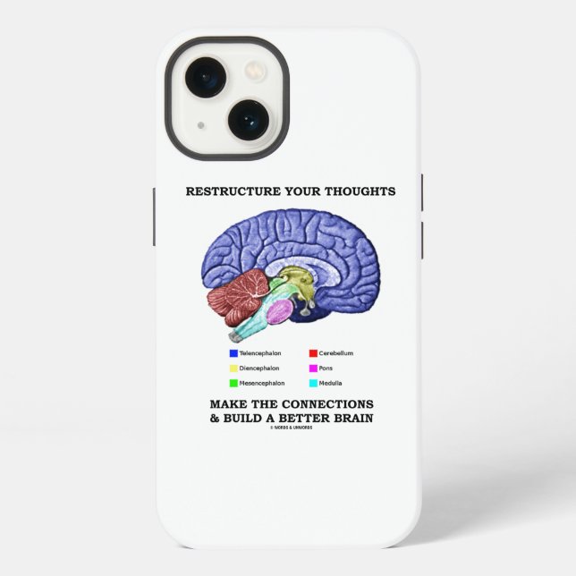 Coque iPhone Restructurer Vos Pensées Faites Les Connexions (Verso)