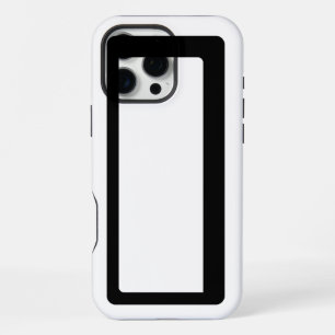 Coque iPhone 16 Pro Max Résumé Abstrait Minimaliste Noir et Blanc