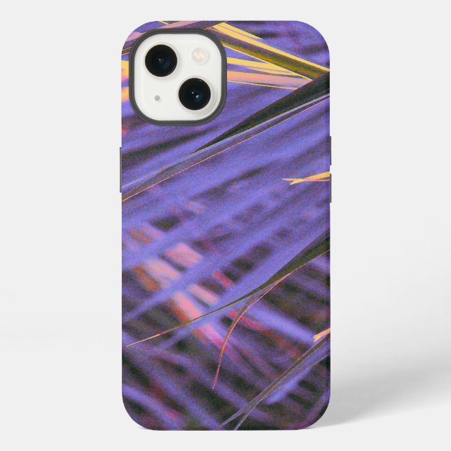 Coque iPhone Résumé Bleu de Palmetto (Verso)