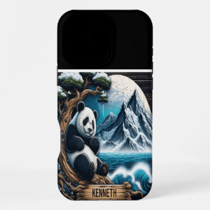 Coque iPhone 16 Pro Max Retraite des arbres de Panda : Bambou Delight
