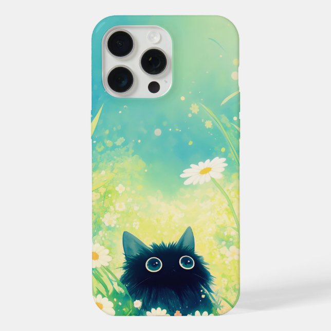 Coque iPhone Retraite Fleur de Chatons (Verso)