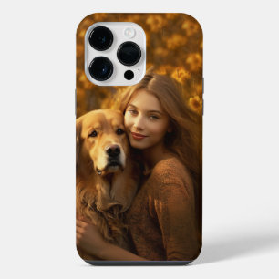 Coque Pour Pour iPhone 14 Pro Max Retriever doré personnalisé Meilleure maman de chi