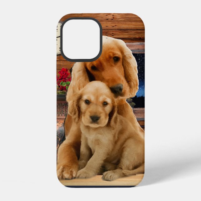 Coque iPhone retriever du Labrador (Verso)